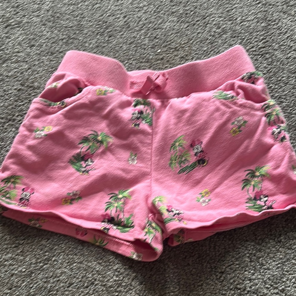 Janie and Jack Pink and Green Shorts